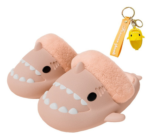 Z Pantuflas Tiburón Sharklas Invierno Sandalias Para Niño