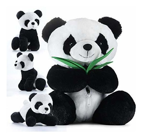Peluche De Animales - Oso Panda De Peluche Prextex Panda Gra