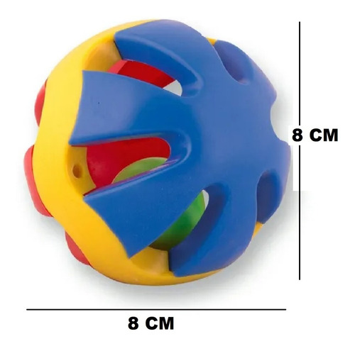 Imagen 2 de 4 de Sonajero Pelota Bebe Baby Puppe Playking