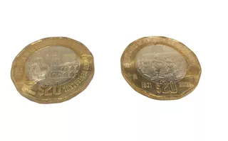 2 Monedas 20 Pesos