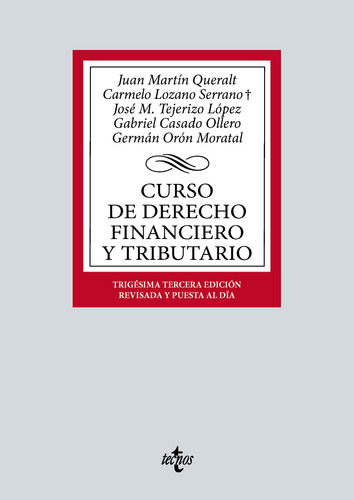 Imagen 1 de 1 de Libro Curso De Derecho Financiero Y Tributario De Martín Que