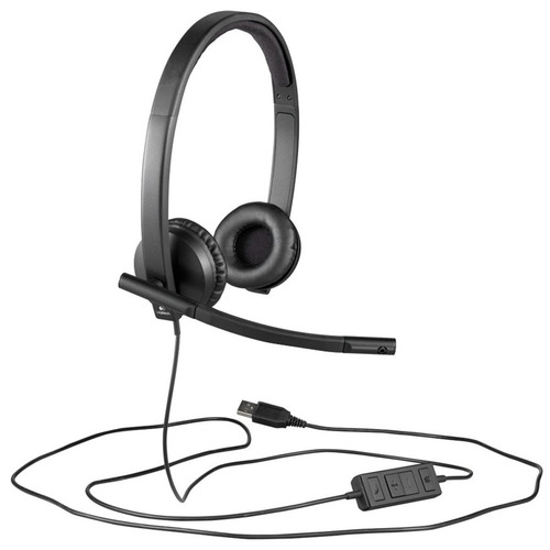 Imagen 8 de 9 de Diadema Logitech Usb Headset Stereo H570e, Lync Cisco Skype