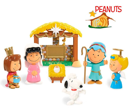 Snoopy Peanuts Figuras Navidad Nacimiento Original | Envío gratis