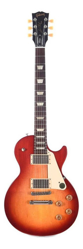 Guitarra eléctrica Gibson Modern Collection Les Paul Tribute de caoba satin cherry sunburst laca nitrocelulosa satinada con diapasón de palo de rosa