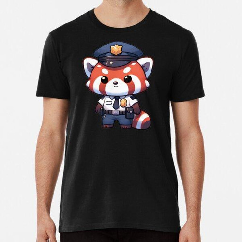 Remera Red Panda Officer On Duty Algodon Premium