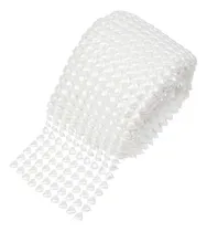 Comprar Metro Rollo Falso Strass Corazon Perlado Blanco Torta Candy