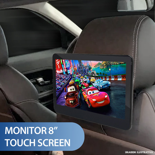 Tela P/ Encosto Fluence 2016 Touch Usb Bluetooth Acoplável