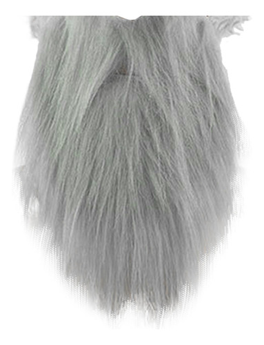 Conjunto De Barba Y Cabello, Accesorios Para Disfraz De Gris