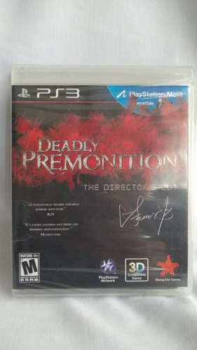 Deadly Premonition - Nuevo Y Sellado - Ps3