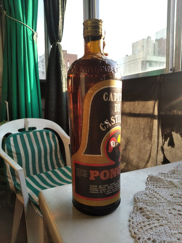 Ponche Capitán De Castilla Botella De Vidrio