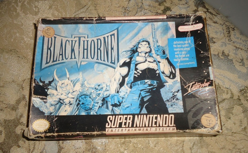 Encarte Capa Blackthorne Original - Super Nintendo