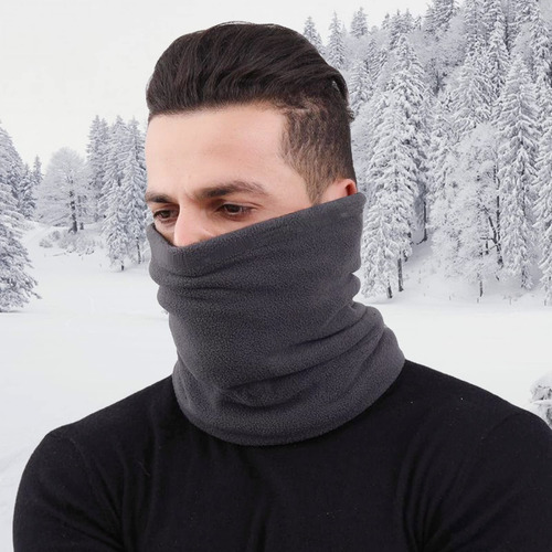 Polaina Calentadora De Cuello De Invierno Forro Polar Suave