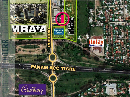 Imagen 9 de 9 de 580m Cub En Panam Acc Tigre Y Uruguay - Deposito Con Oficina