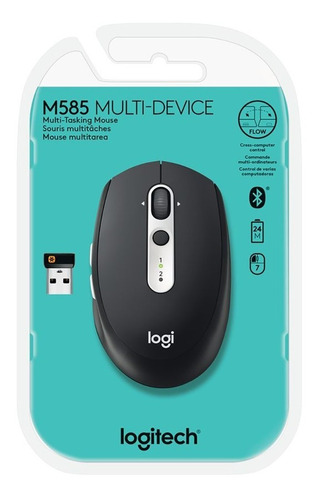 Mouse Sem Fio Bluetooth Logitech M585 Preto