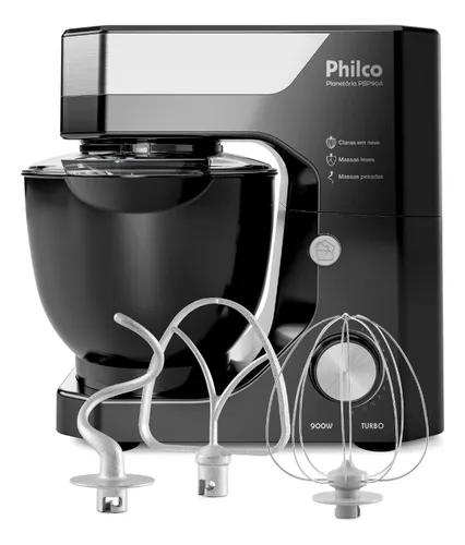 Batedeira Planetária Philco PBP90A 5l 12 velocidades 900w