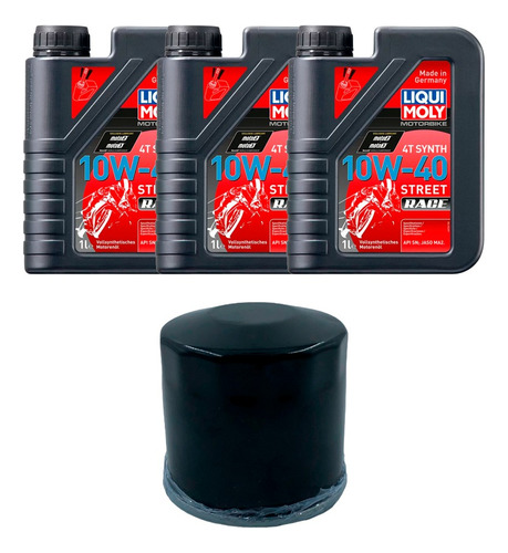 Kit Mantención Full 10w40 Kawasaki Ninja 300 / 400