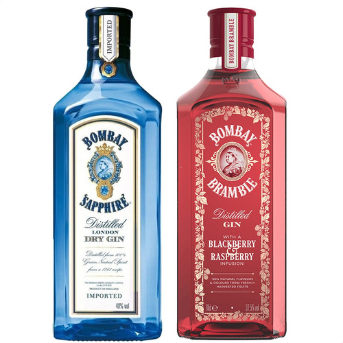 Gin Bombay Bramble Raspberry Blackberry + Bombay Sapphire 