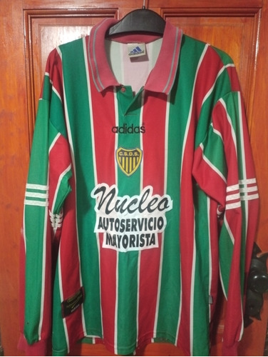 Camiseta Sportivo Dock Sud Año 1998 Visita Tricolor #10 Orig