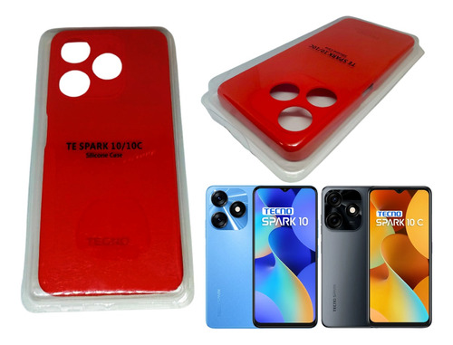 Funda, Estuche Silicone Case Para Tecno Spark 10 Y 10c