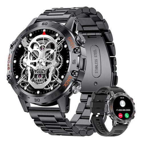 Reloj Inteligente Militar Para Hombre (responder/marcar Llam