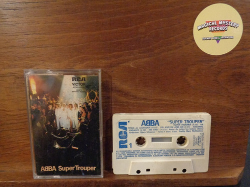 Abba Super Trouper Cassette Pop Rca
