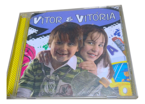 Cd Vitor E Vitoria Coisa De Criança Original Novo Deslacrado Estandar
