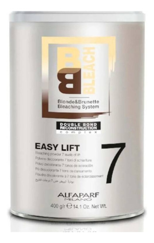 Polvo Decolorante Bleach Easy Lift 7 Tonos 400gr Alfaparf