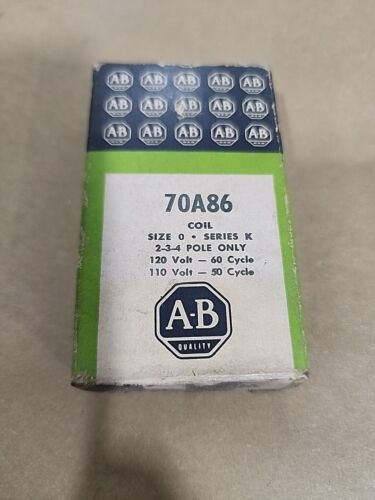 Allen Bradley 70a86 Coil 120v 60cy 110v 50cy Sse