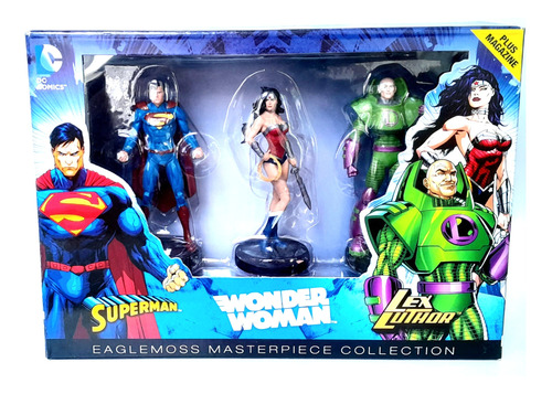 Dc Eaglemoss Masterpiece Superman Ww Luthor - Los Germanes