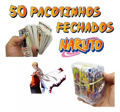 Kit 1000 Cartinhas Boruto = 250 Pacotinhos Cards Pequenos