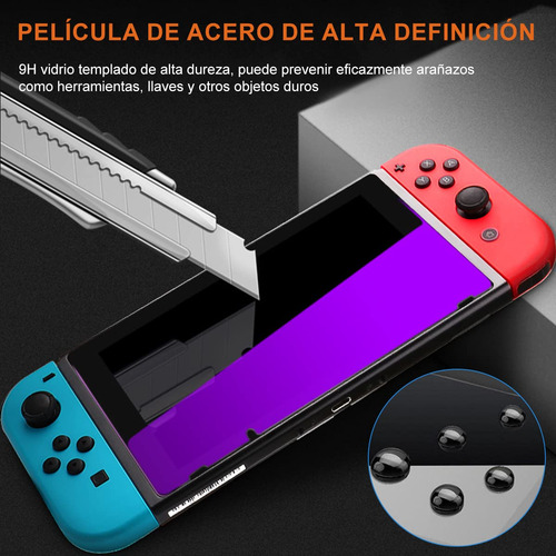 Estuche Kit 27 En 1 Accesorios Nintendo Switch Oled Transpar