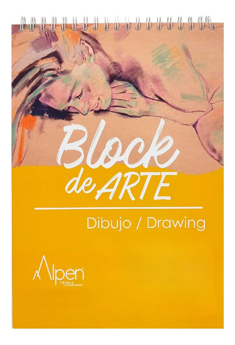 Block En Durex Alpen Para Dibujo A Lápiz O Tizas X 30 Hojas