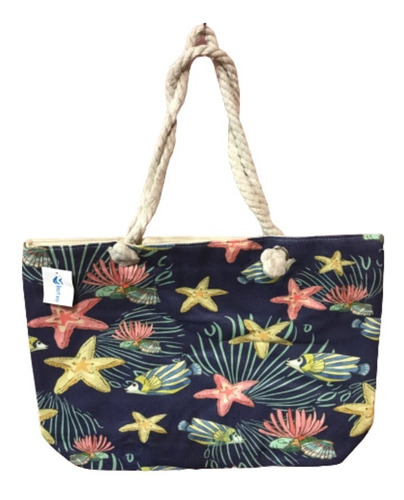 Bolso De Playa Cartera Estrella De Mar - Multicolor