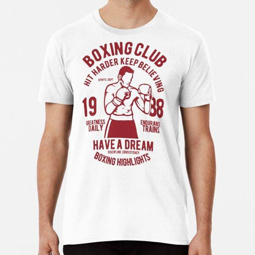 Remera Boxing Retro 1988 Vintage Have A Dream Sports Gym 80s