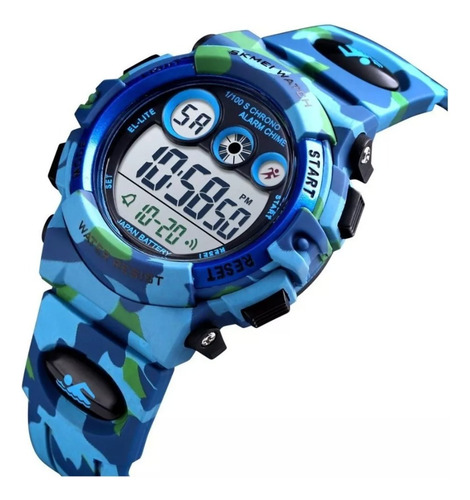 Reloj Deportivo Skmei 1547 Niños Sumergible Digital 3colores