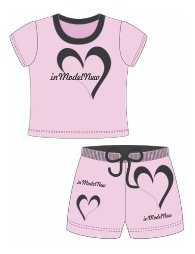 Molde Digital De Baby Look E Short Feminino Adulto