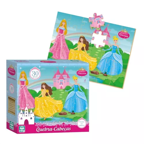 Brinquedo Kit com 02 Jogos Quebra Cabeça Princesas Infantil com 30 Peç -  MAGAZINE - Moda, calçados, acessórios; eletrônicos; ferramentas; esporte e  fitness; joias; pet; suplementos; brinquedos;