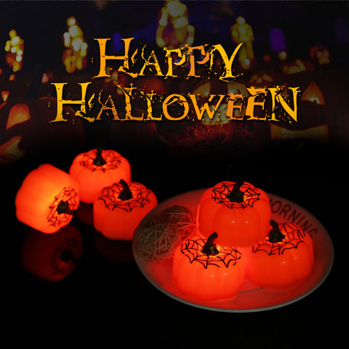 Ssh Linterna Led De Calabaza Creativa Para Halloween, 12