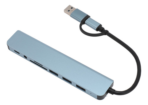 Adaptador Multipuerto Usb 3.0 Hub C 8 En 1 2.0 Tipo C Fast D
