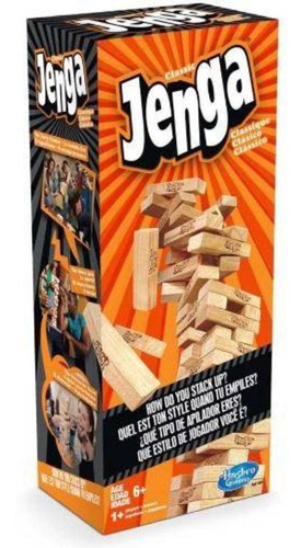 Jogo Jenga Não Derrube Os Blocos Original - Hasbro 