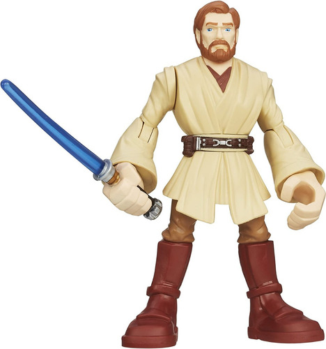  Figura  Jedi Force Obi-wan Kenobi Star War Playskool Heroes