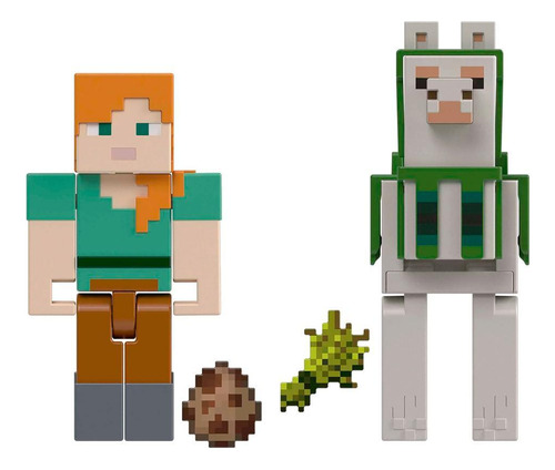 Boneco Minecraft Alex E Lhama - Mattel