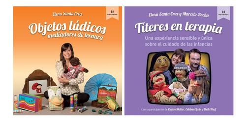 2 Libros Elena Santa Cruz Noveduc Objetos Ldicos  Oiuuuys