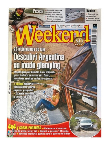 Revista Weekend Pesca Aire Libre Camping Caza