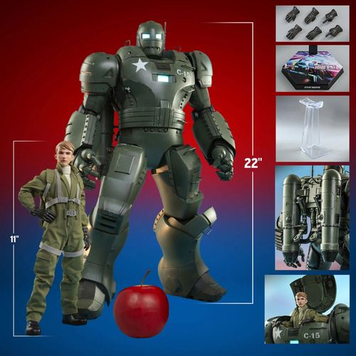Steve Rogers Y The Hydra Stomper 1/6 What If Marvel Hot Toys