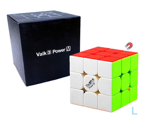 Cubo Rubik Qiyi 3x3 Valk 3 Power Magnetico Stickerless