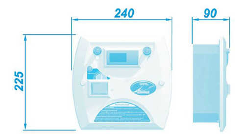 Sauna Vapor Sodramar 18kw 220v Trif + Quadro Digital - 30m
