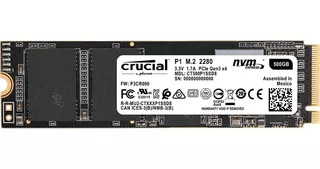 Crucial Disco Sólido 500gb P1 Nvme M.2 Ssd Ct500p1ssd8