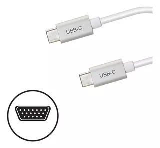 Adaptador Usb-c 3.1 A Vga Full Hd Plug And Play Aluminio Pc