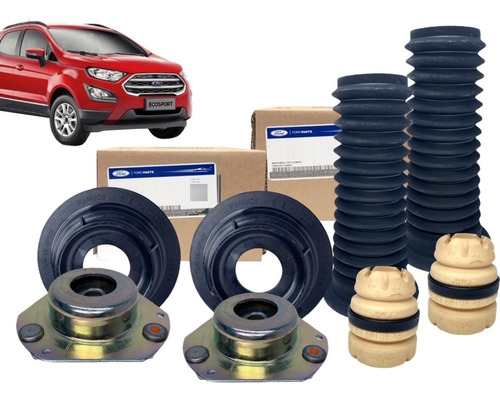 2 Kit Batente Coxim Dianteiro Ecosport 2013 A 2019 Original